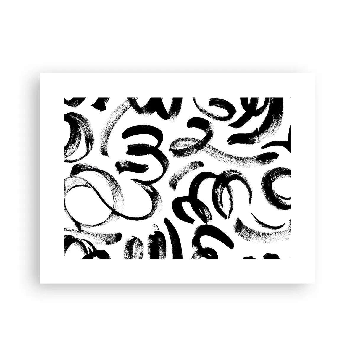 Poster - Schwarz auf Weiß - 40x30 cm