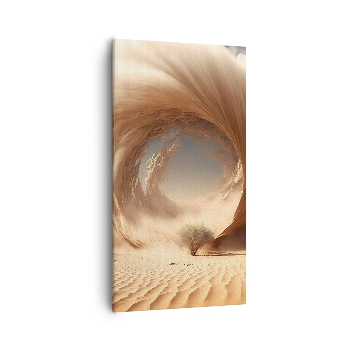 Bild auf Leinwand - Leinwandbild - Geöffnetes Portal - 55x100 cm