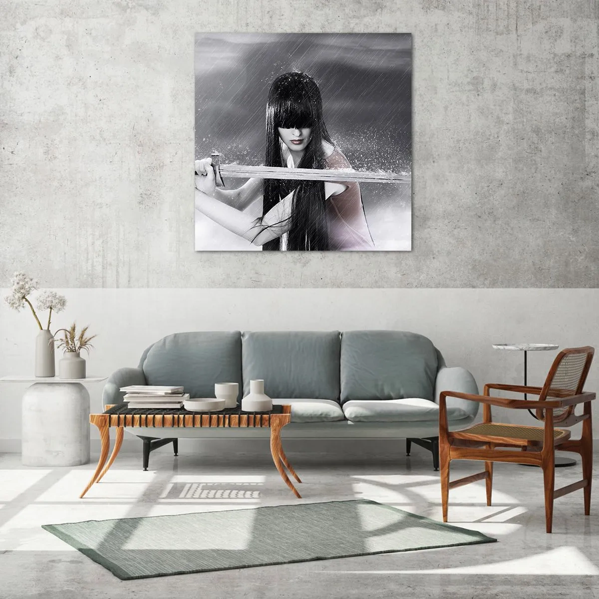 Glasbild - Bild auf glas - Schön und gefährlich - 70x70 cm