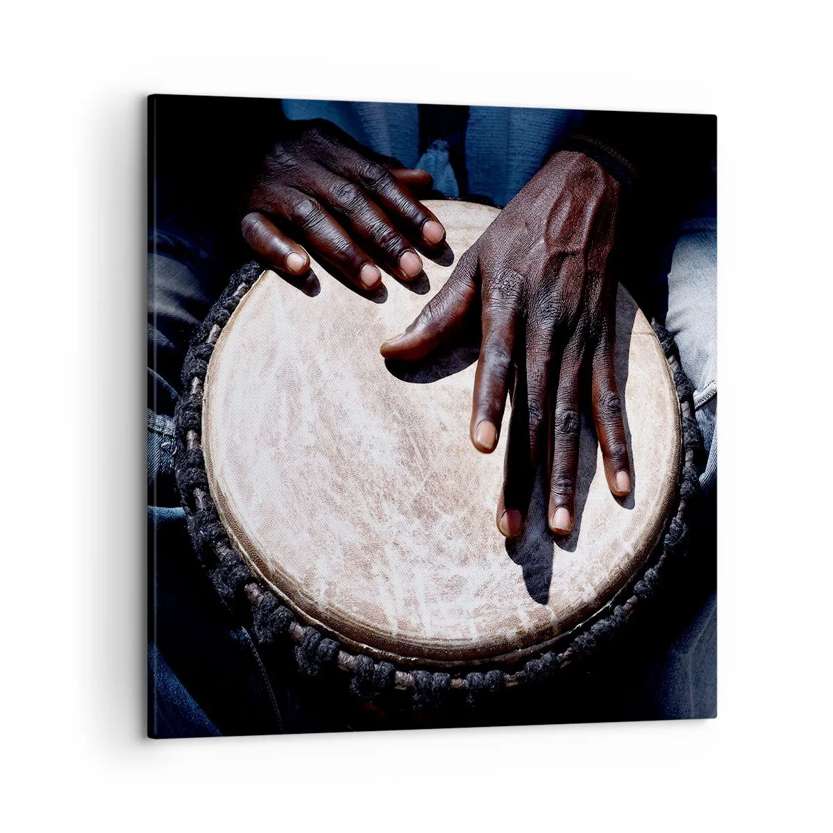 Bild auf Leinwand - Leinwandbild - Lebe in deinem eigenen Rhythmus - 50x50 cm