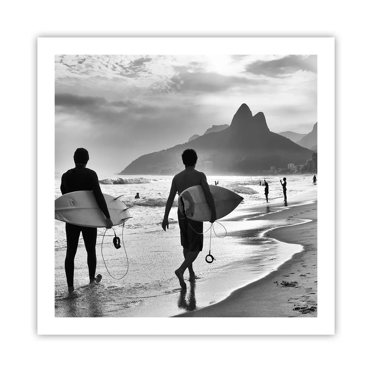 Poster - Single-Wave-Samba - 60x60 cm
