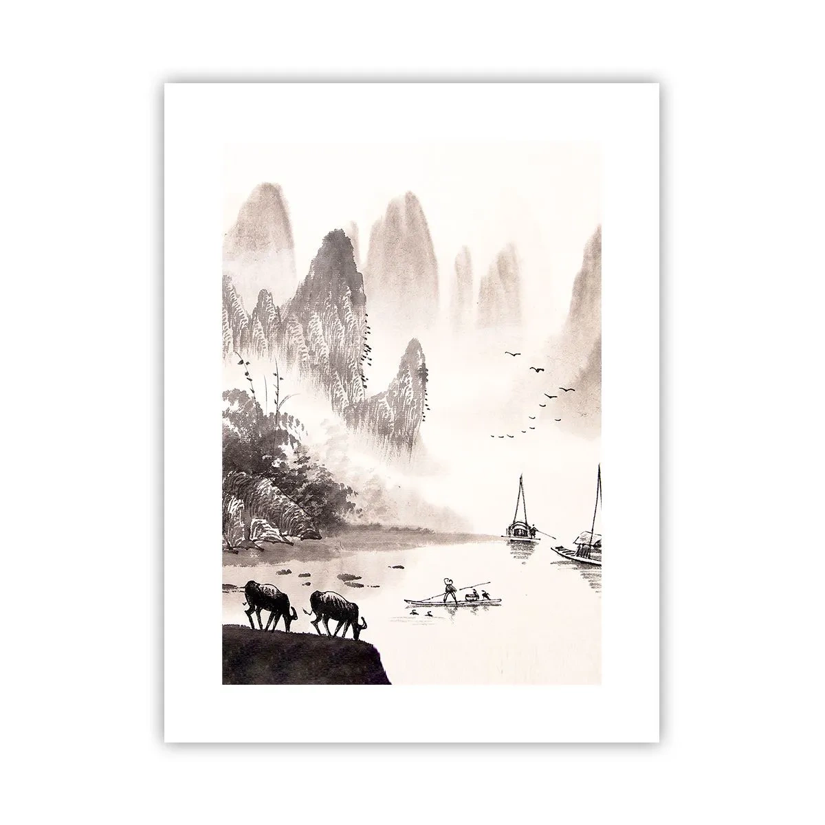 Poster - Der exotische Alltag des Ostens - 30x40 cm