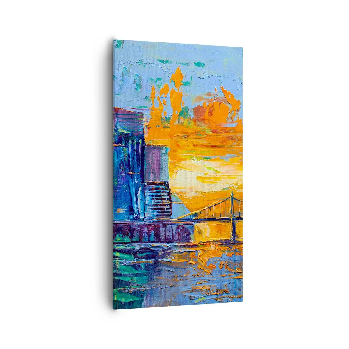 Bild auf Leinwand - Leinwandbild - Kultur und Natur - 65x120 cm