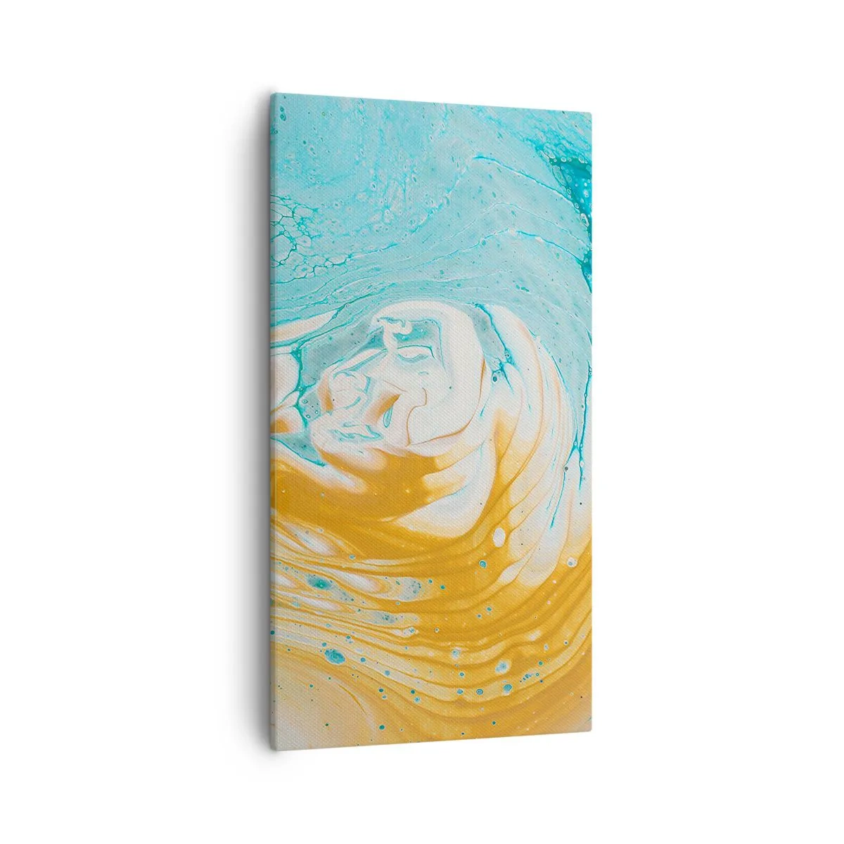 Bild auf Leinwand - Leinwandbild - Pastellwirbel - 55x100 cm