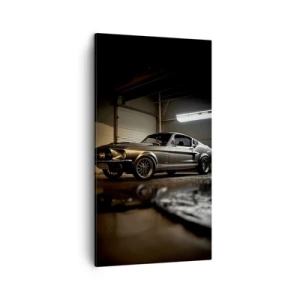 Bild auf Leinwand - Leinwandbild - Zurück in die Vergangenheit - 45x80 cm