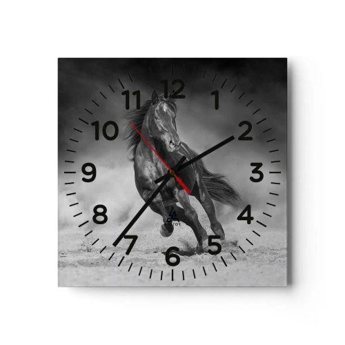 Wanduhr - Glasuhr - Würdig des Emirs selbst - 40x40 cm