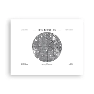 Poster - Anatomie von Los Angeles - 40x30 cm