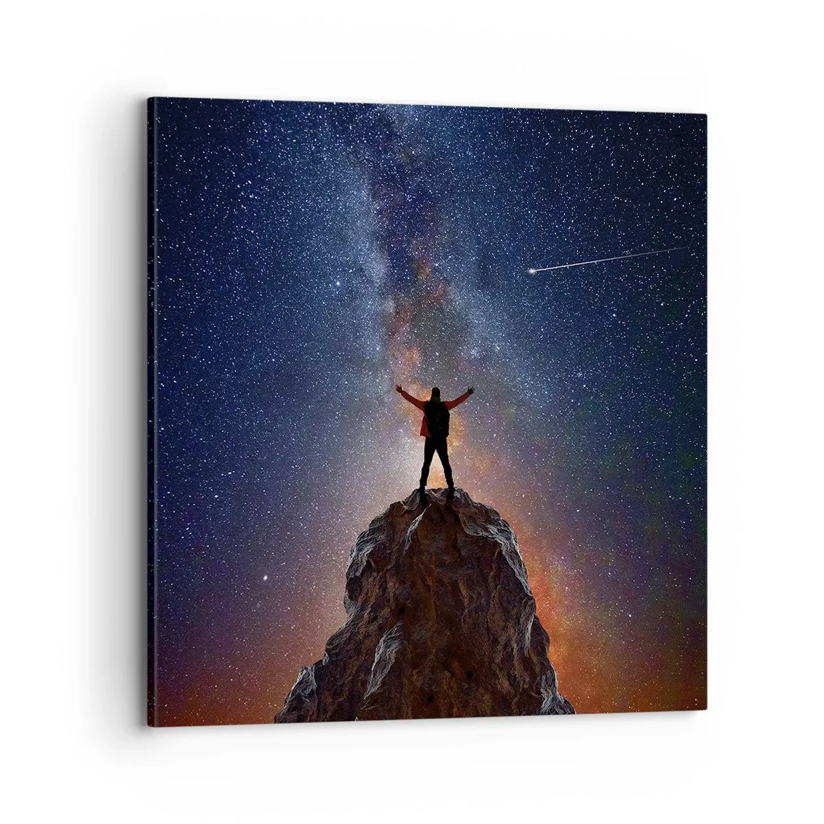 Bild auf Leinwand - Leinwandbild - Die Macht ist mit mir! - 70x70 cm