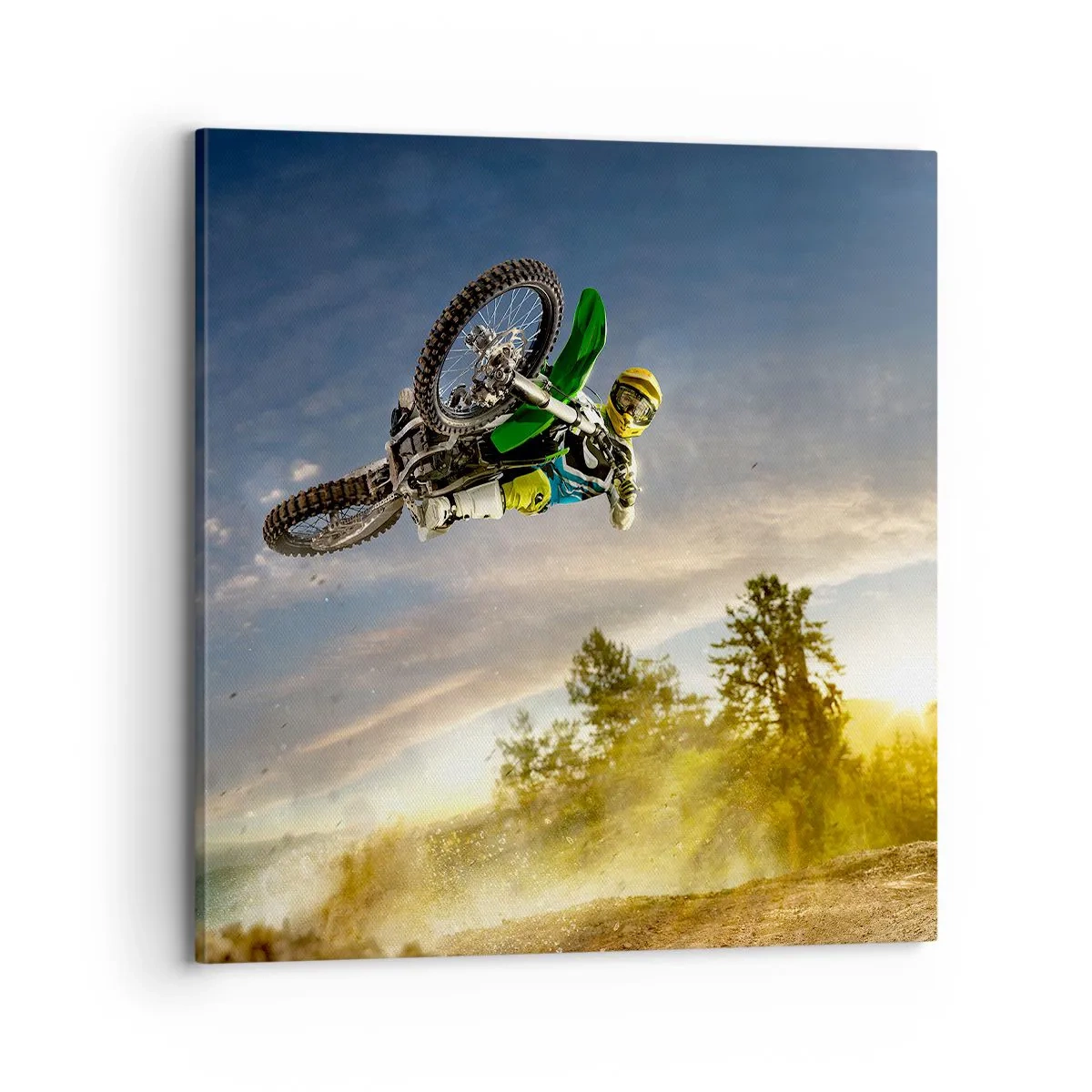 Bild auf Leinwand - Leinwandbild - Schalten Sie Emotionen ein! - 70x70 cm