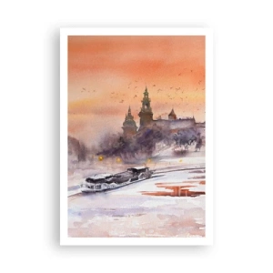 Poster - Königlicher Sonnenuntergang - 70x100 cm