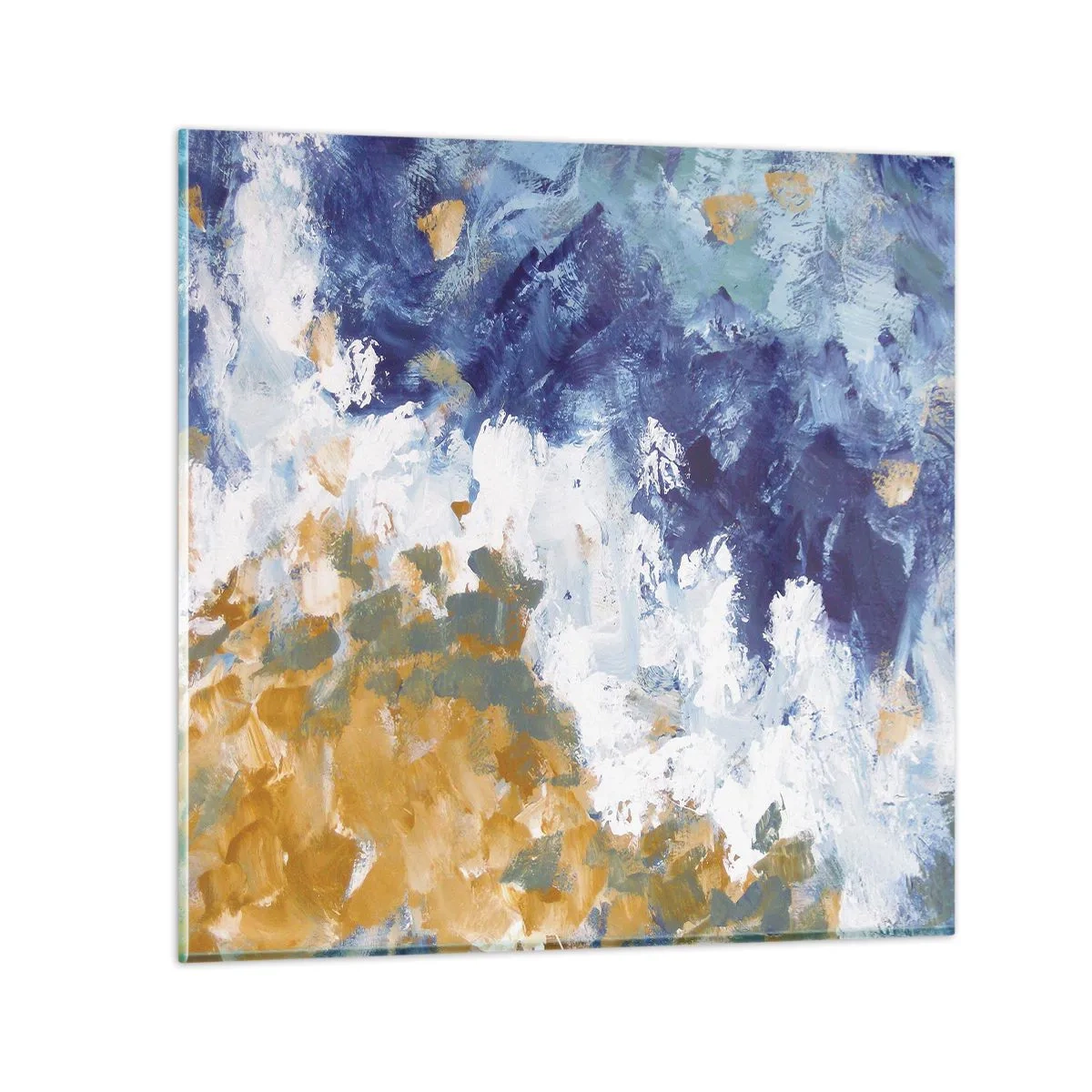 Glasbild - Bild auf glas - Tanz der Naturelemente - 70x70 cm