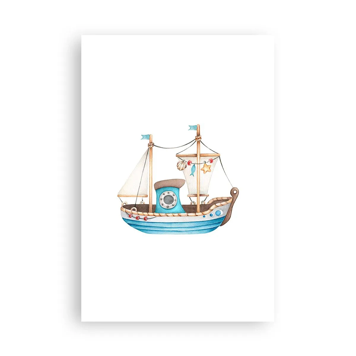 Poster - Ahoi, Abenteuer! - 61x91 cm