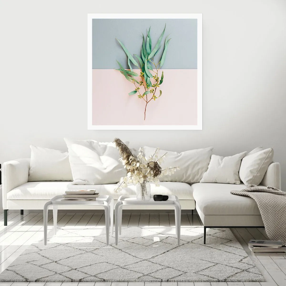 Poster - Pastellige Subtilität - 40x40 cm