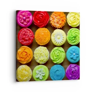 Bild auf Leinwand - Leinwandbild - Alles andere - alles lecker - 30x30 cm