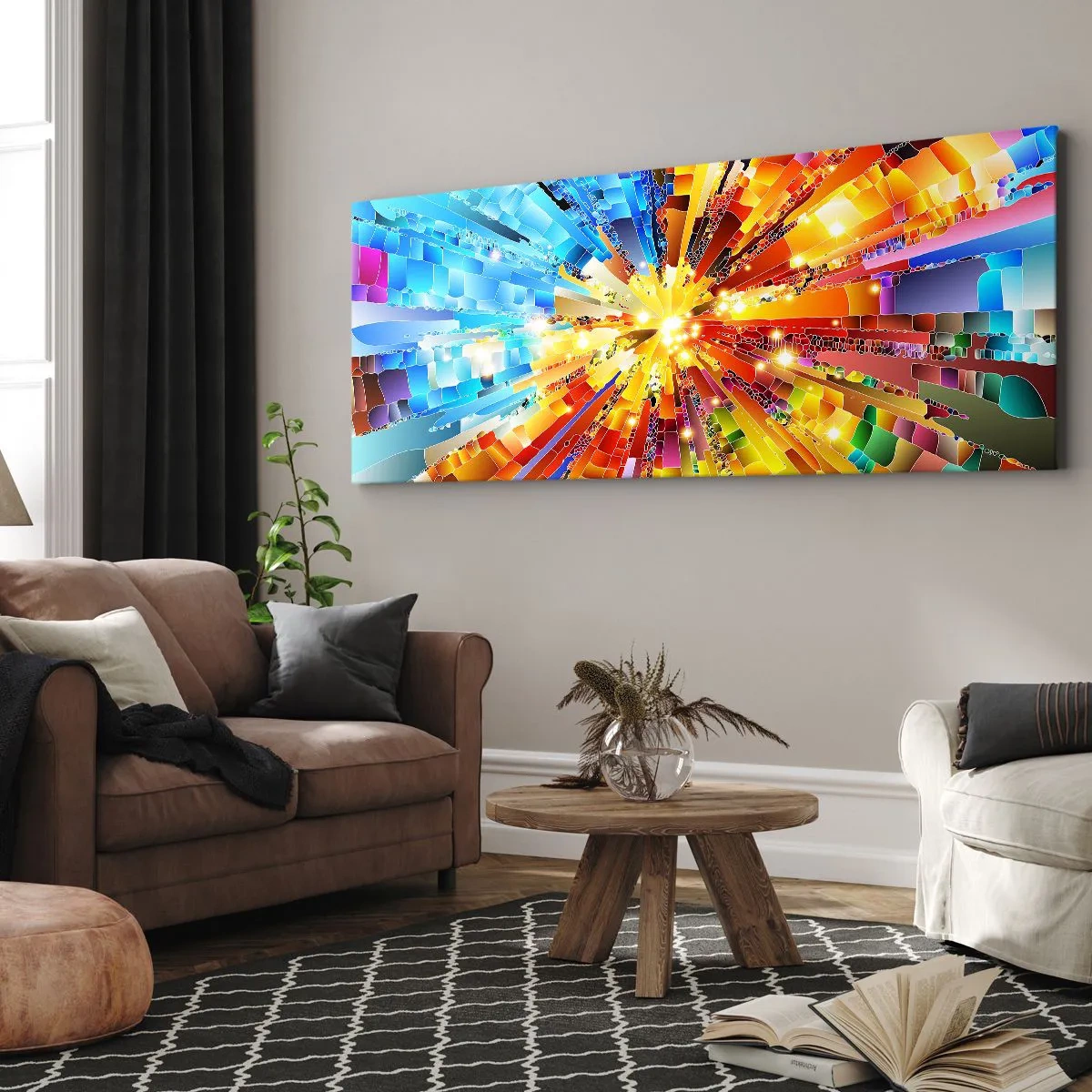 Bild auf Leinwand - Leinwandbild - In Medienauflösung - 90x30 cm