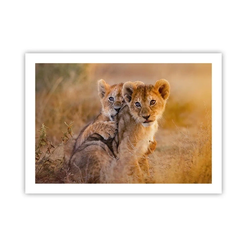 Poster - Bitte nicht stören! Wir haben Spaß - 70x50 cm