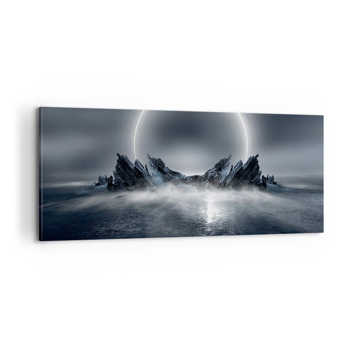 Bild auf Leinwand - Leinwandbild - Ende der Geschichte - 100x40 cm
