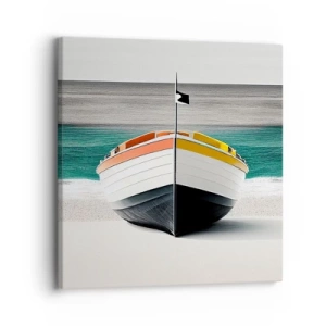 Bild auf Leinwand - Leinwandbild - An seinem Platz - 30x30 cm