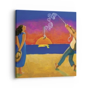 Bild auf Leinwand - Leinwandbild - Mehr als ein Sternchen vom Himmel - 30x30 cm