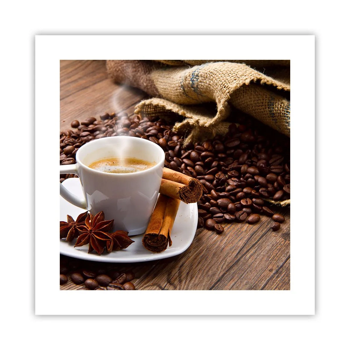 Poster - Würziger Geschmack und Aroma - 40x40 cm