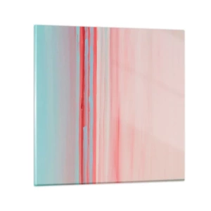 Glasbild - Bild auf glas - Abstraktion im Morgengrauen - 30x30 cm