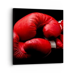 Bild auf Leinwand - Leinwandbild - Die Emotionen des Kampfes liegen hinter uns - 30x30 cm