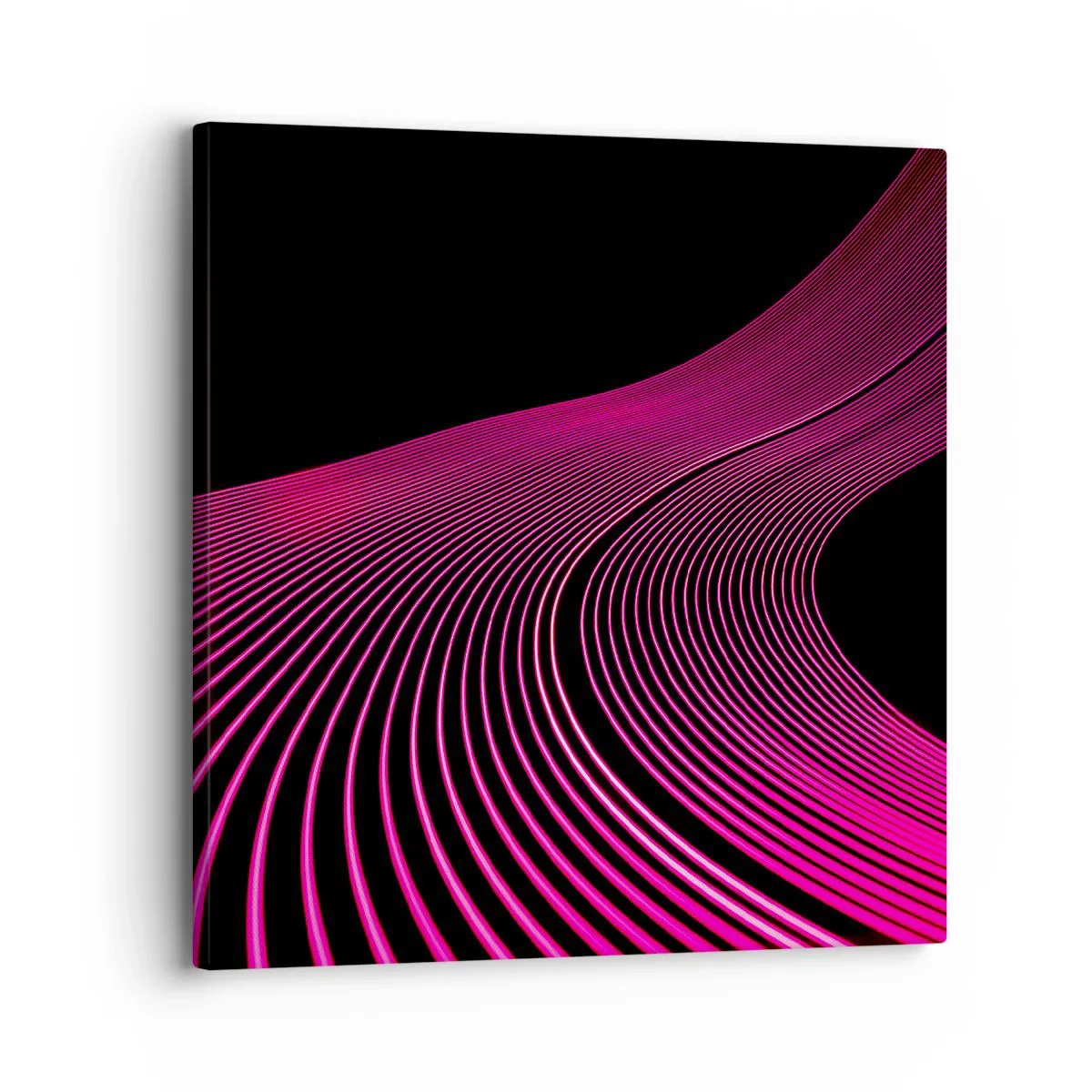 Bild auf Leinwand - Leinwandbild - Allee des Lichts - 30x30 cm