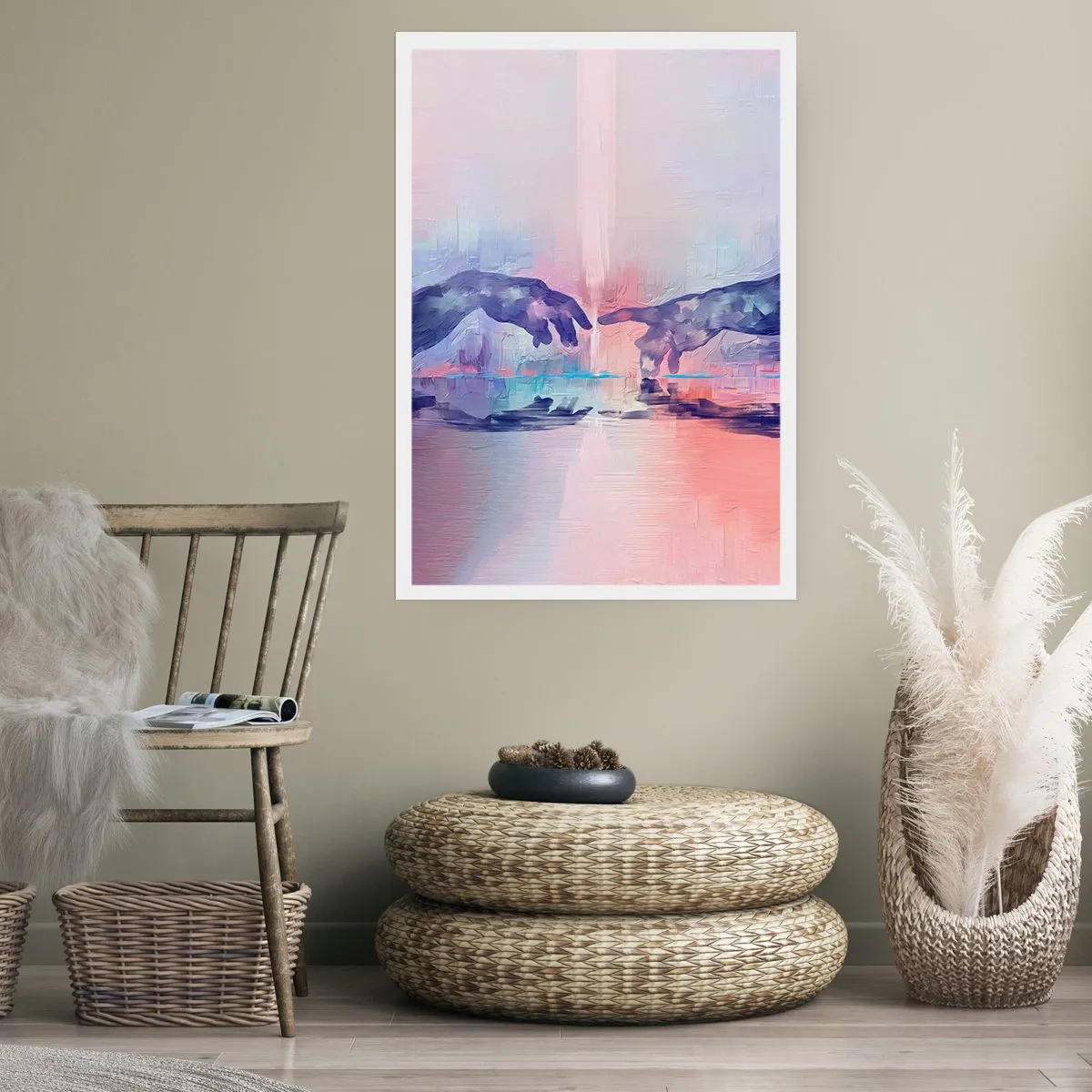 Poster - Göttlicher Funke des Lebens - 61x91 cm