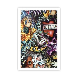 Poster - Der Traum des Tätowierers - 61x91 cm