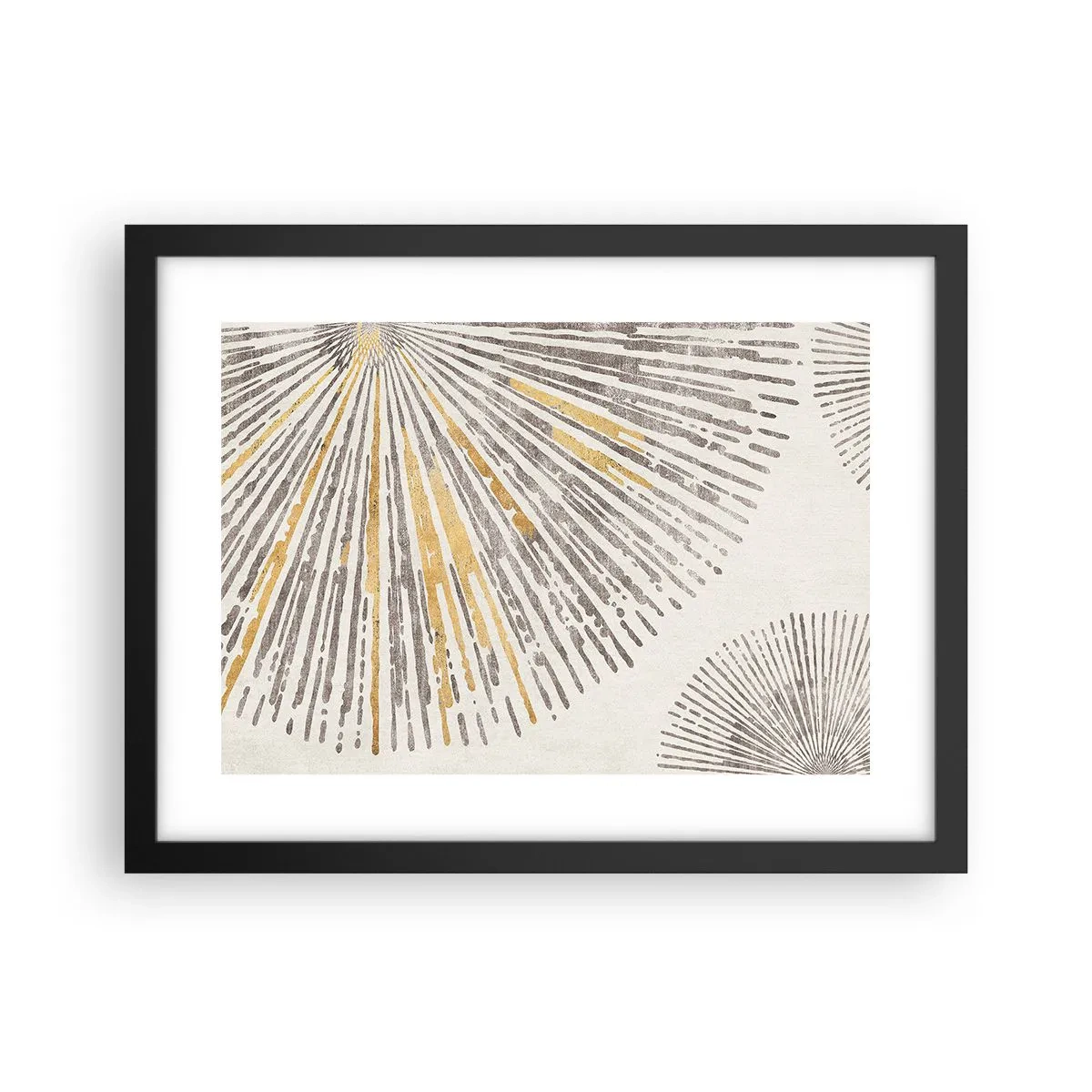 Poster in einem schwarzem Rahmen - Schönheit des Strahls - 40x30 cm