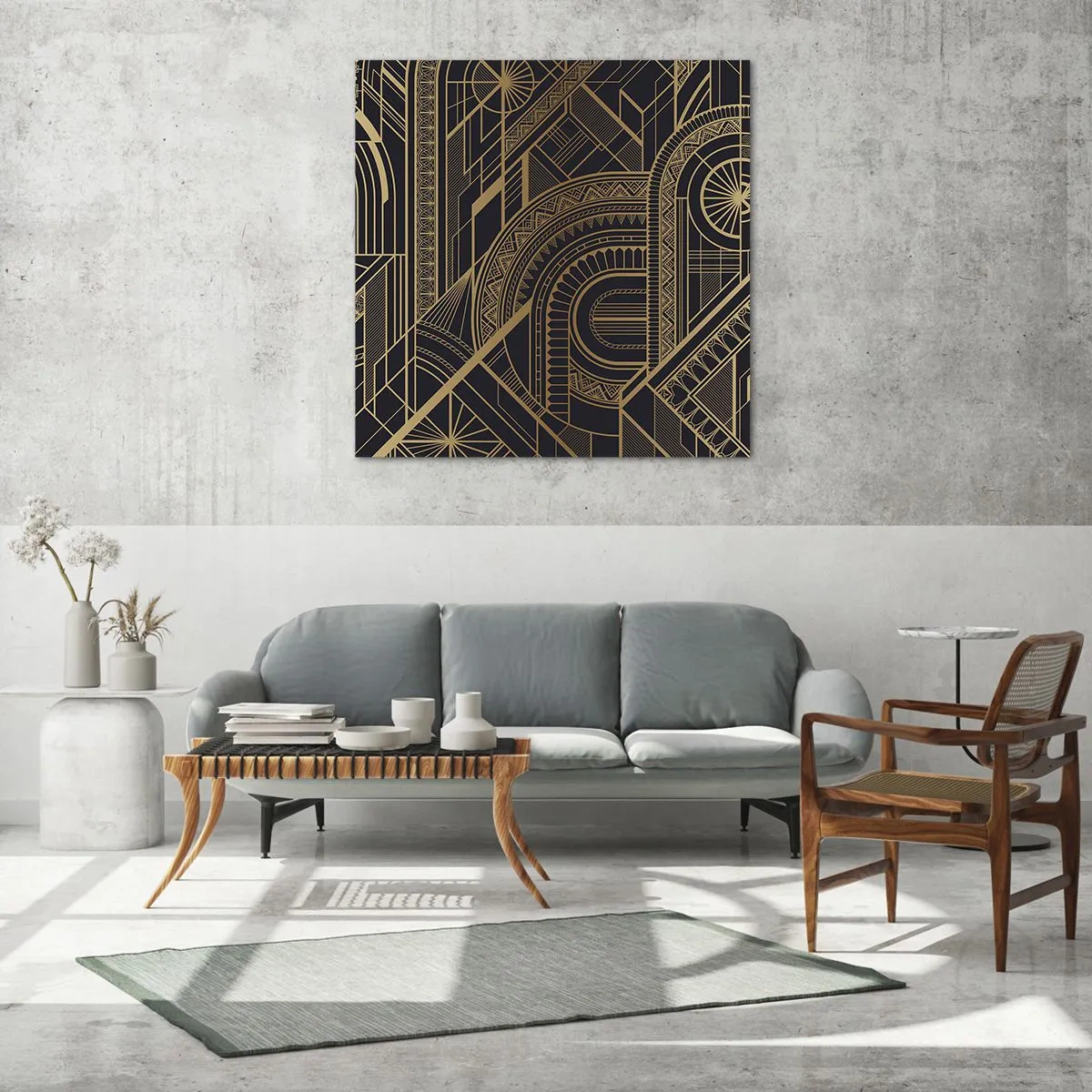 Glasbild - Bild auf glas - Konzepte, Ideen, Pläne - 60x60 cm