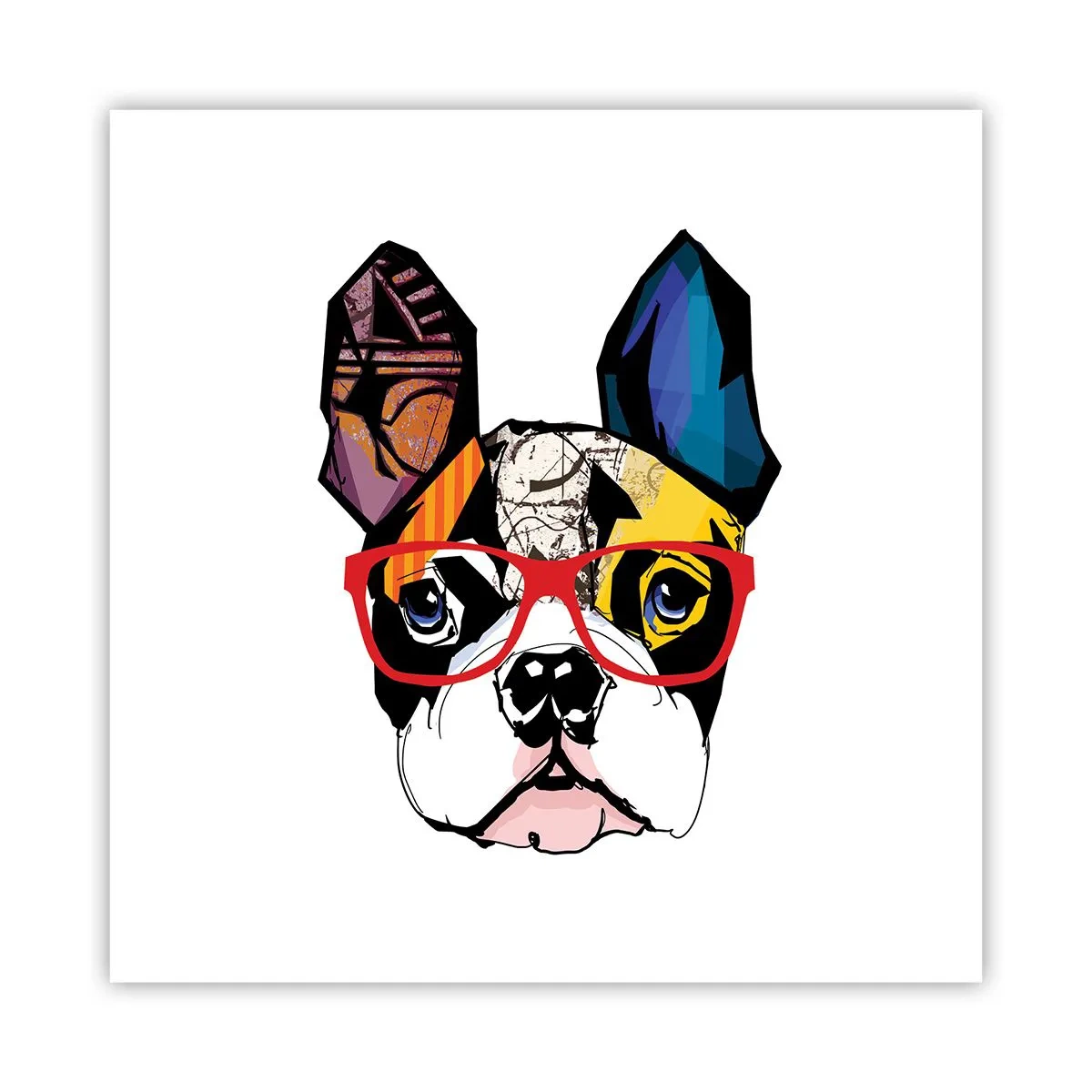 Poster - Intellektuelle - 60x60 cm