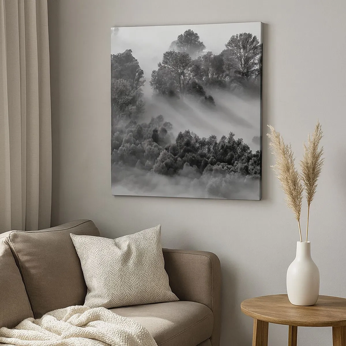 Bild auf Leinwand - Leinwandbild - Aufstehend aus dem Schlaf - 30x30 cm