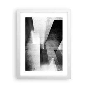 Poster in einem weißen Rahmen - Die Raumstruktur - 30x40 cm