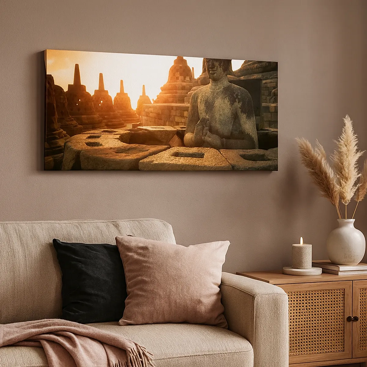 Bild auf Leinwand - Leinwandbild - Wetter der großen Weisheit - 30x30 cm