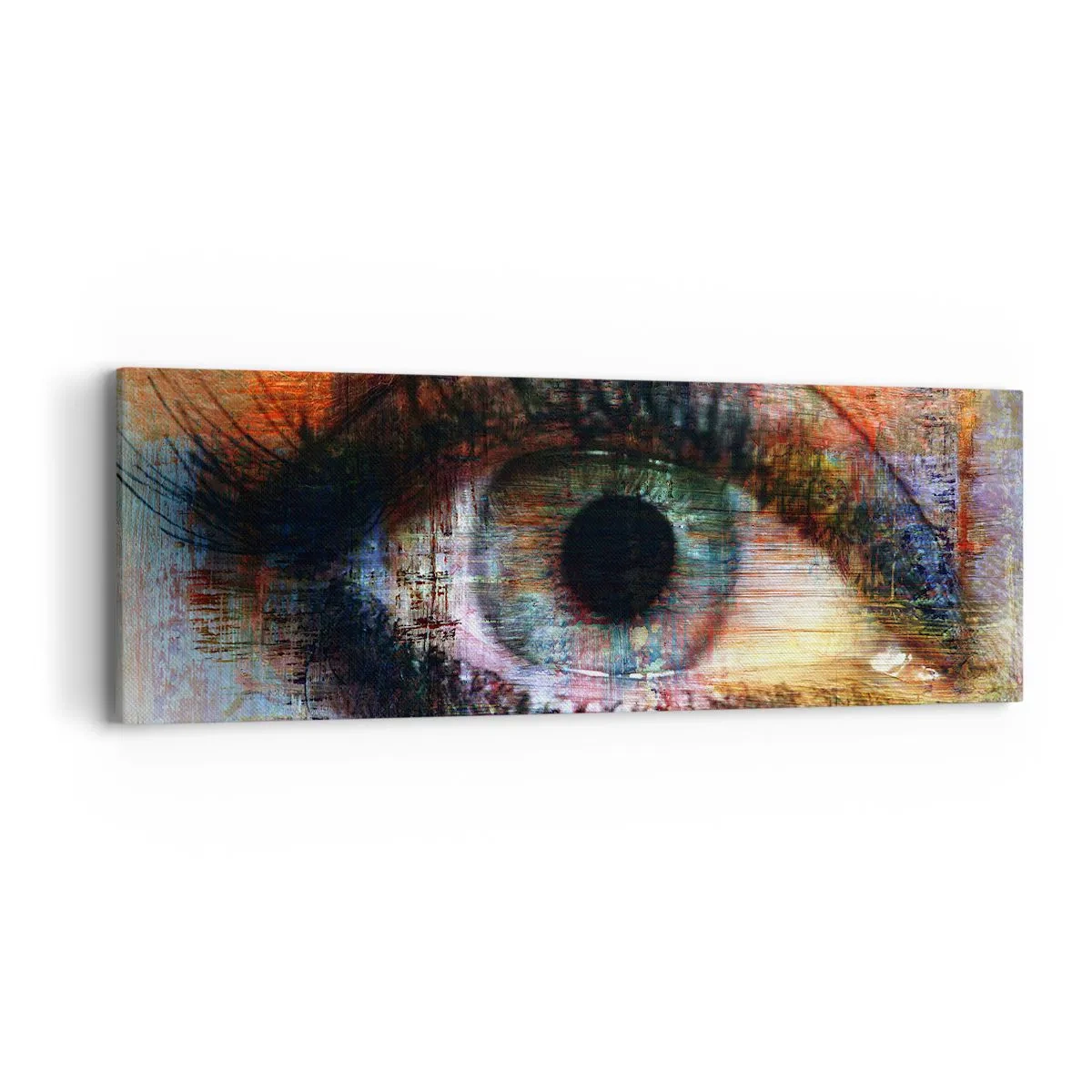 Bild auf Leinwand - Leinwandbild - Du kannst in die Seele sehen - 90x30 cm