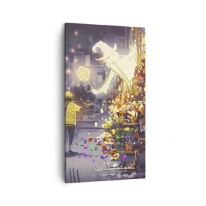 Bild auf Leinwand - Leinwandbild - Magie ist da - 45x80 cm