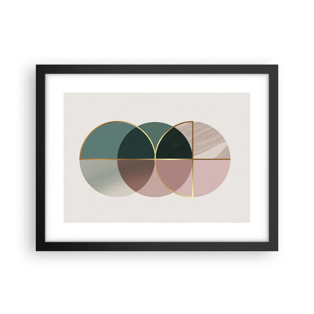 Poster in einem schwarzem Rahmen - Ein Rad hinter dem anderen… - 40x30 cm