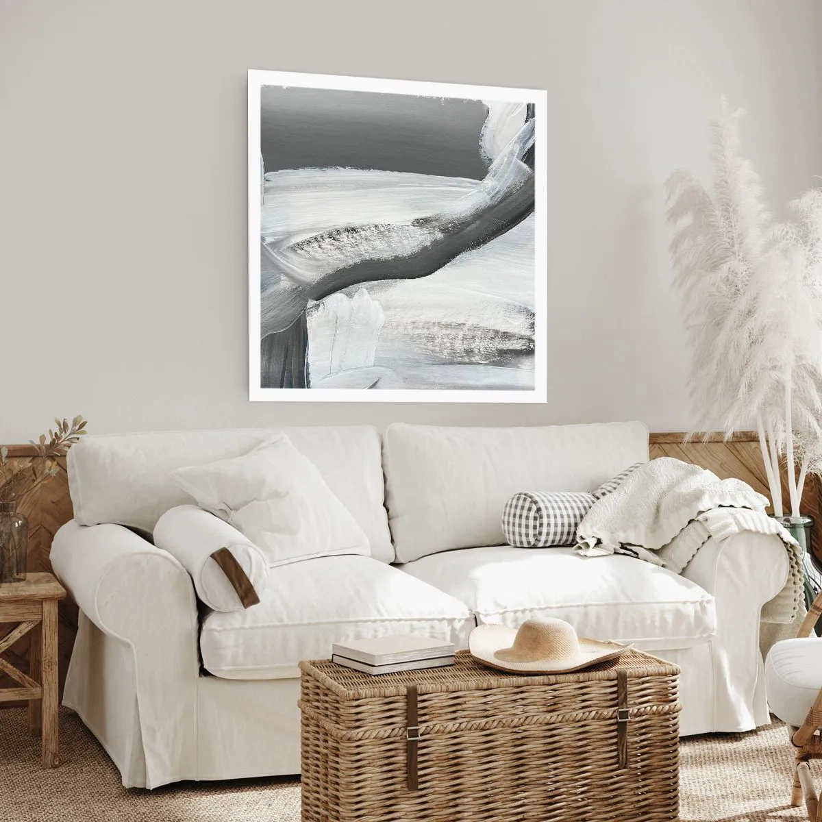 Poster - Entscheidender Schritt - 30x30 cm