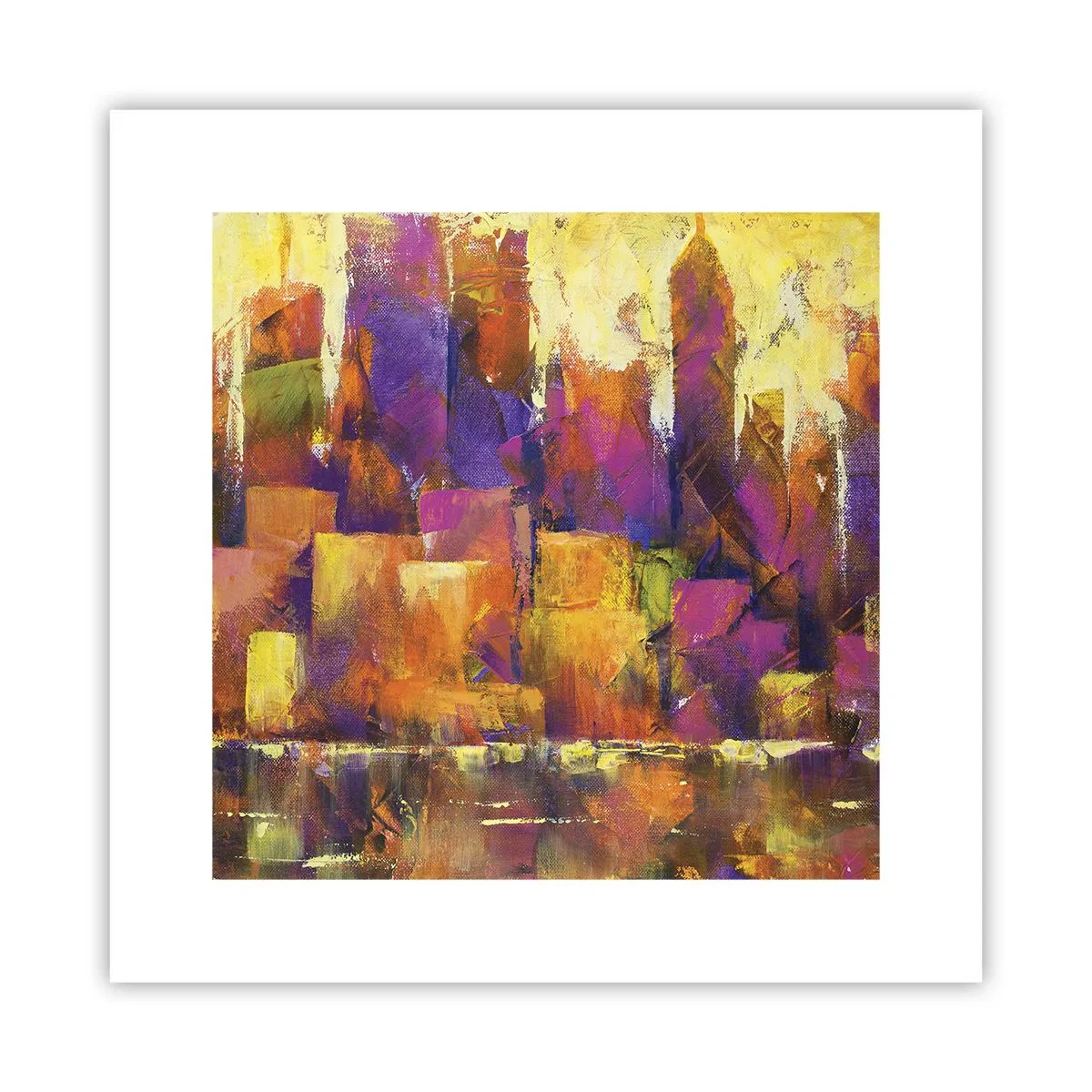 Poster - Metropolitische Komposition - 30x30 cm