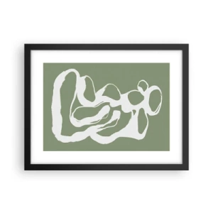 Poster in einem schwarzem Rahmen - Ruf des Weltraums - 40x30 cm