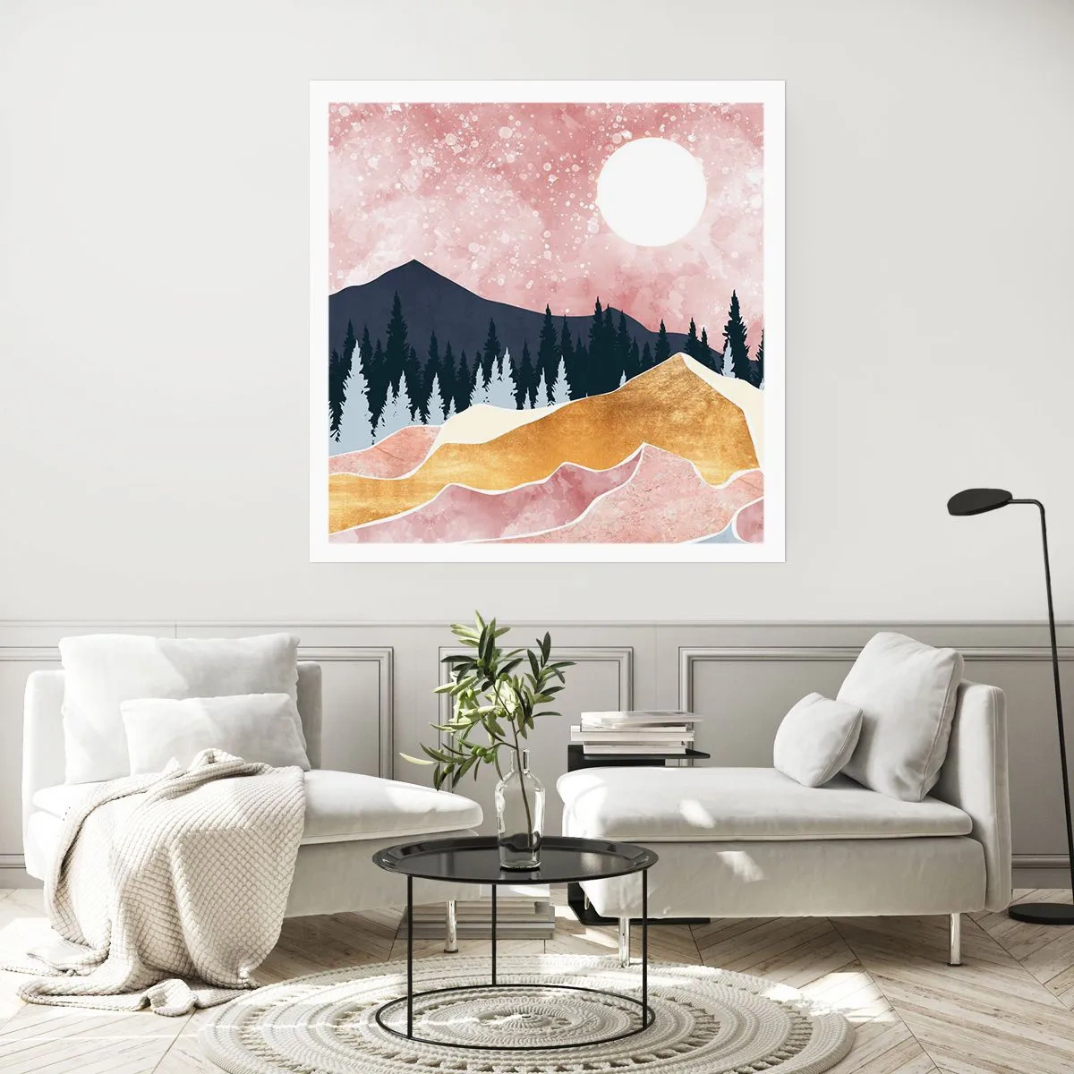 Poster - Nachtwache - 40x40 cm