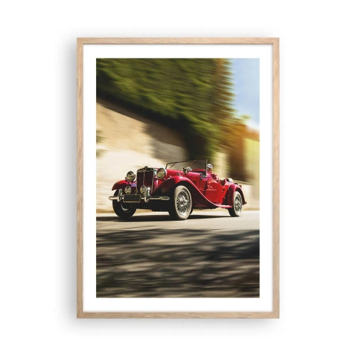 Poster in einem Rahmen aus heller Eiche - Schöner als Nike von Samothrake - 50x70 cm