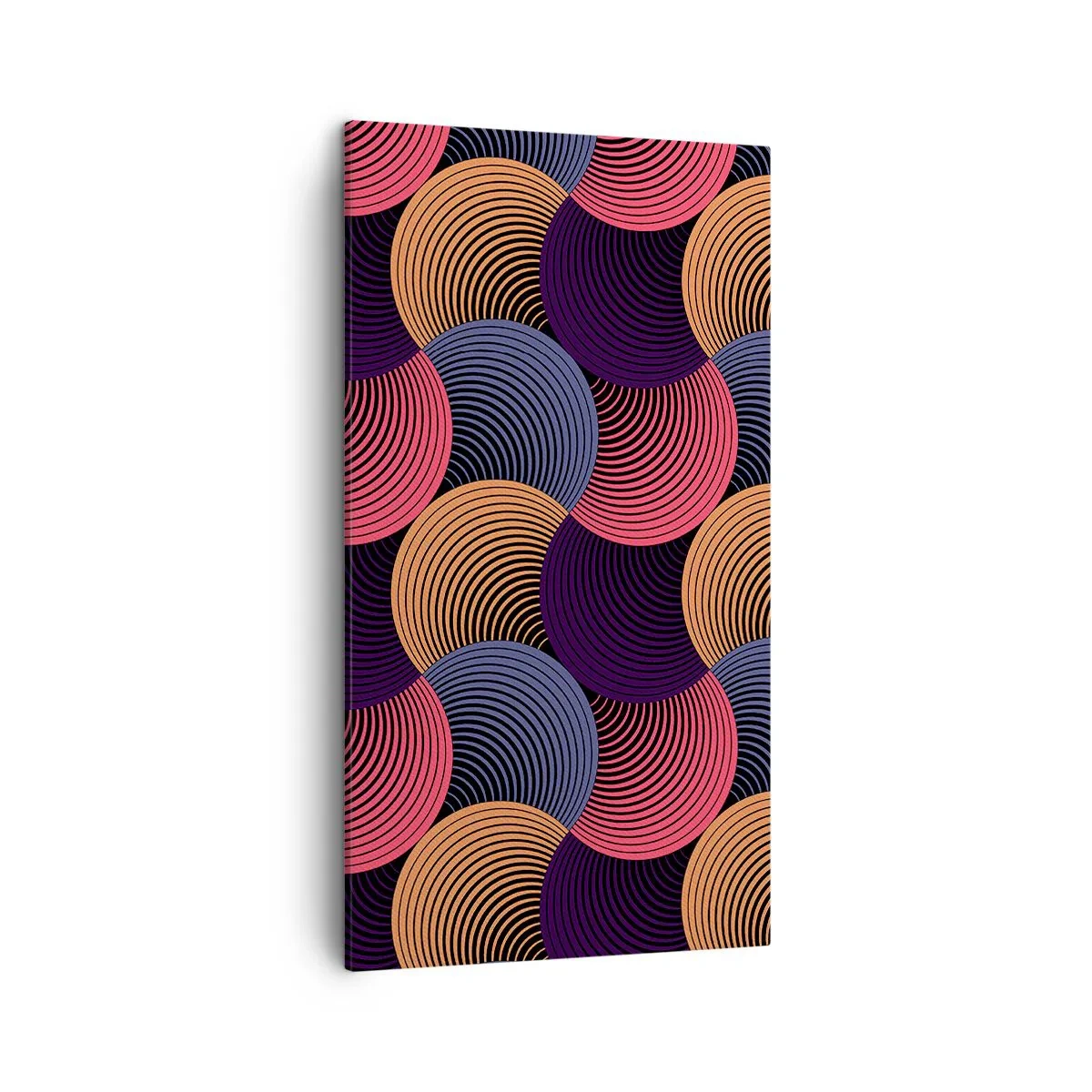 Bild auf Leinwand - Leinwandbild - Im kreisenden Rhythmus - 45x80 cm