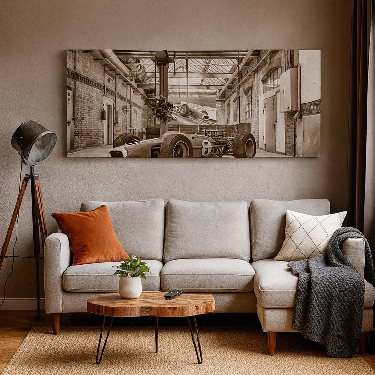 Bild auf Leinwand - Leinwandbild - Die Siegerruhe - 30x30 cm