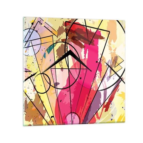 Glasbild - Bild auf glas - Explosion - 50x50 cm