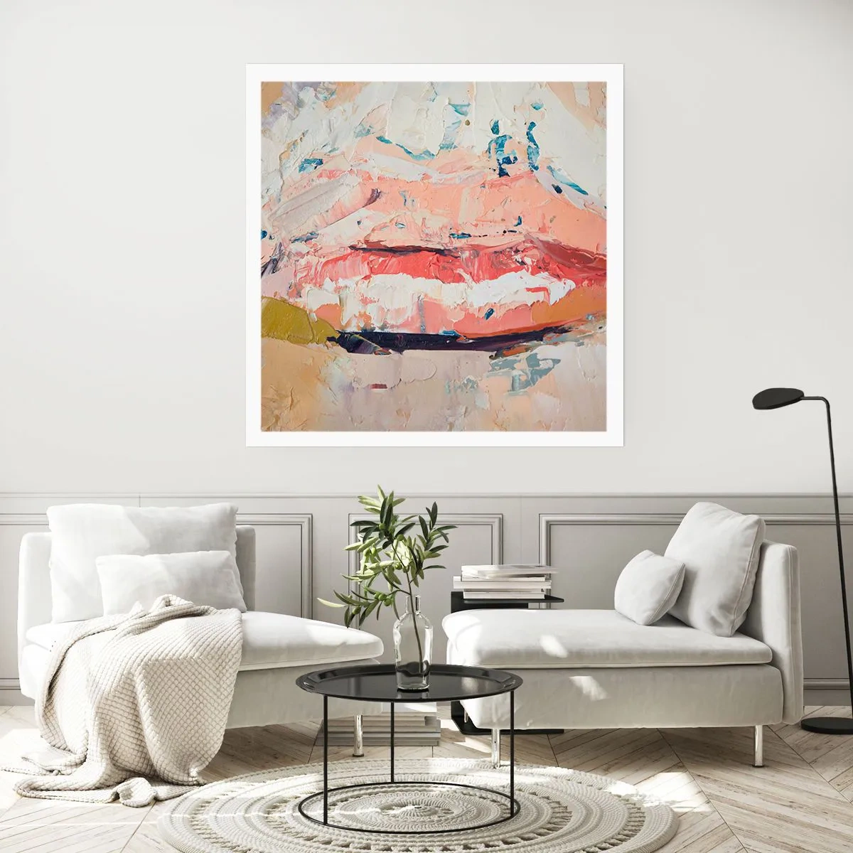 Poster - Es weckt die Sinne - 50x50 cm