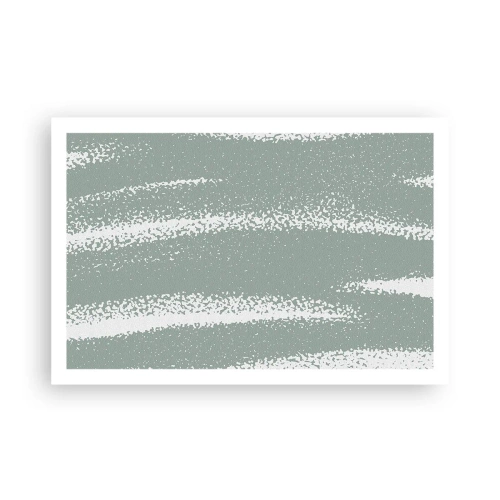 Poster - Abstraktion im Winterklima - 91x61 cm