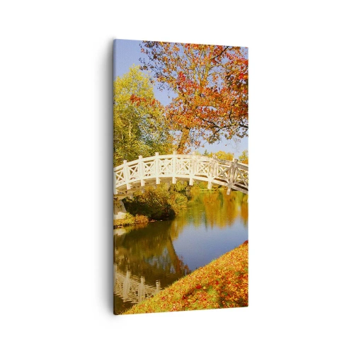 Bild auf Leinwand - Leinwandbild - Auf der weißen Seufzerbrücke - 55x100 cm