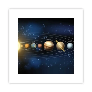 Poster - Einer von zehn - 30x30 cm